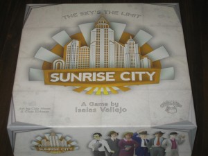 Sunrise City: 2-4 Players, Ages 13+, Average Play Time = 60 Minutes