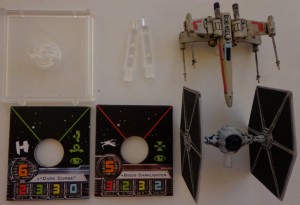 Star Wars X-Wing Miniatures Game Components