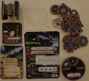Star Wars X-Wing Miniatures Game TIE Advanced Expansion