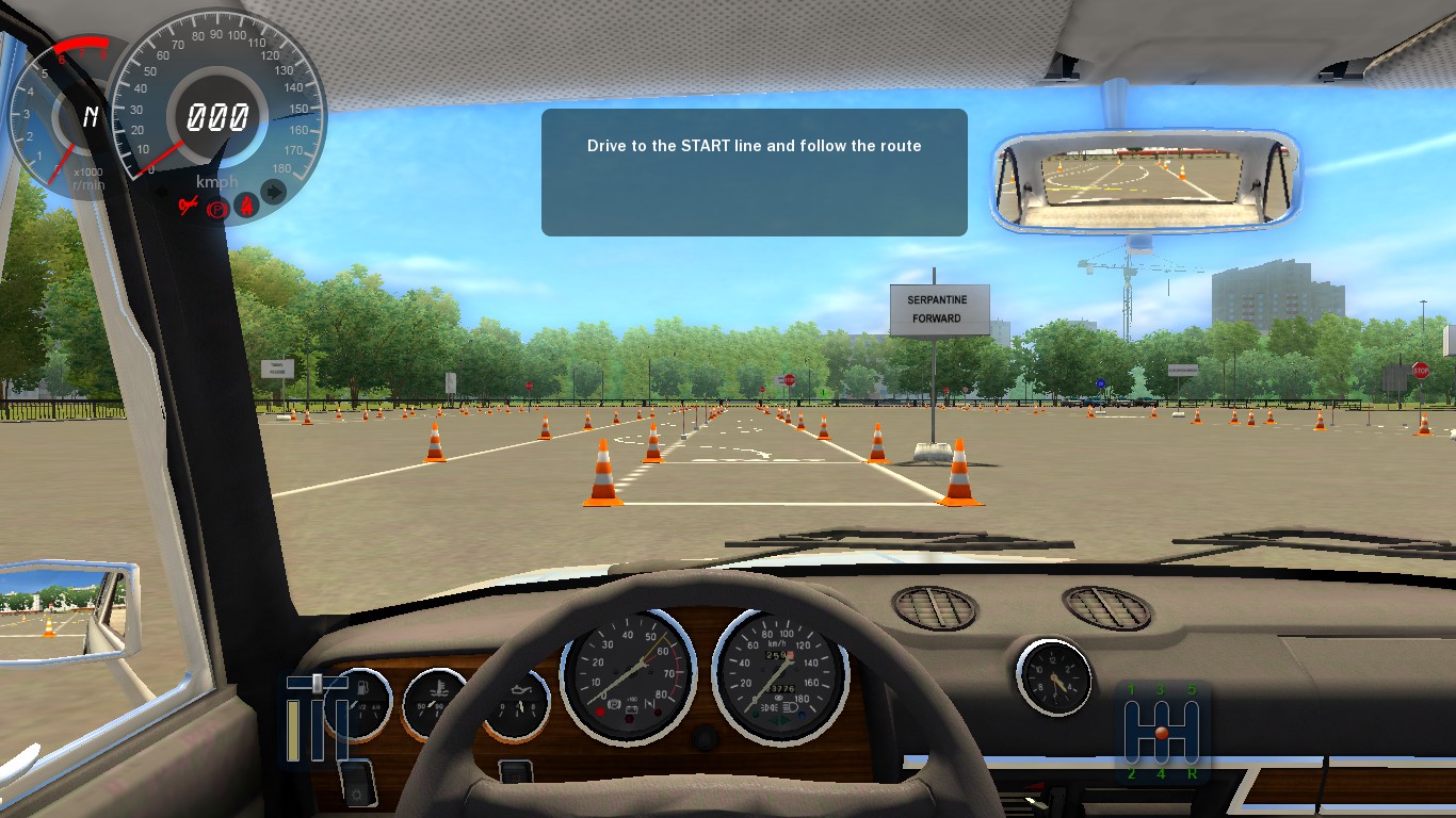 Free city car driving simulator