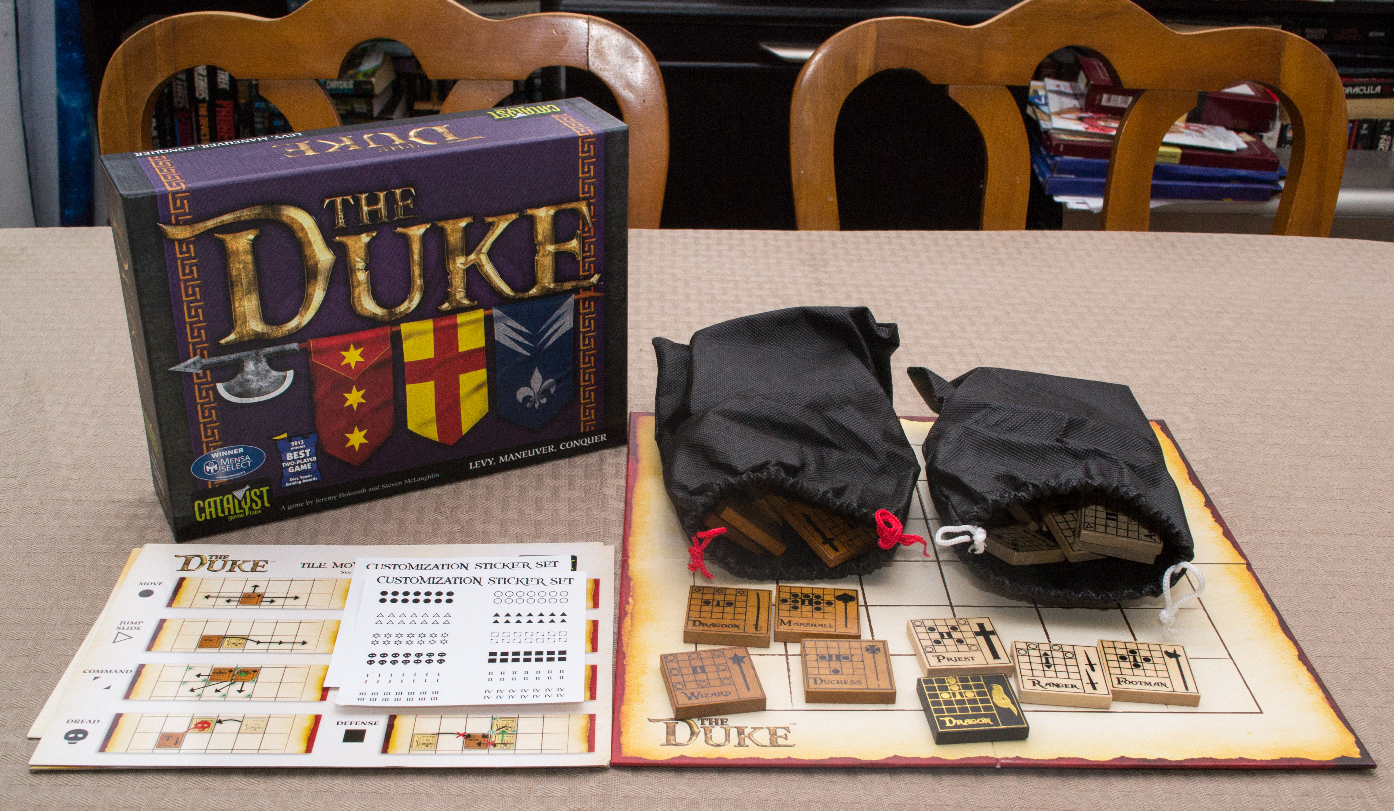 DIY Wooden Game Board for the The Duke (Catalyst Game Labs