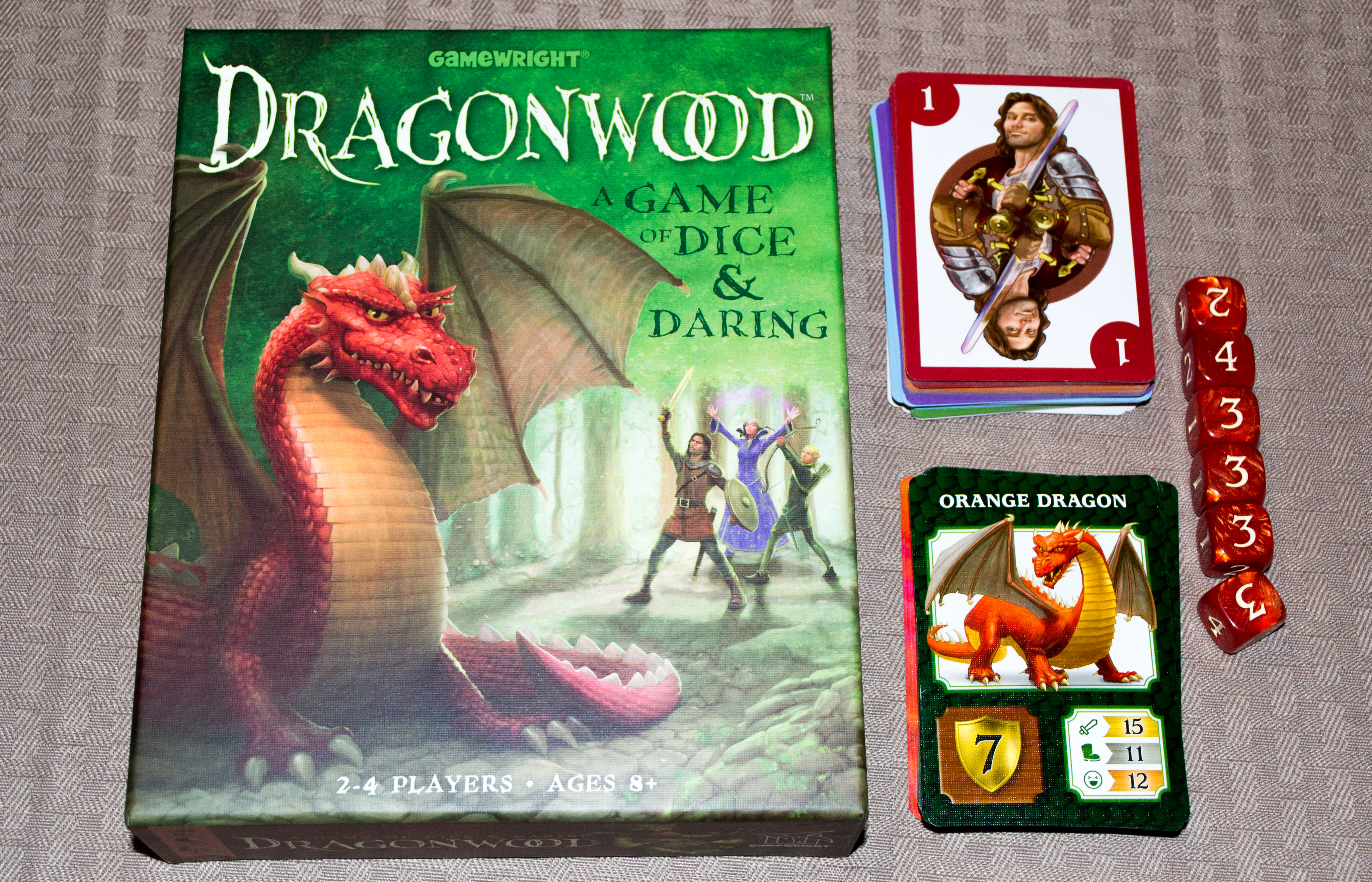 dragonwood a game of dice & daring board game