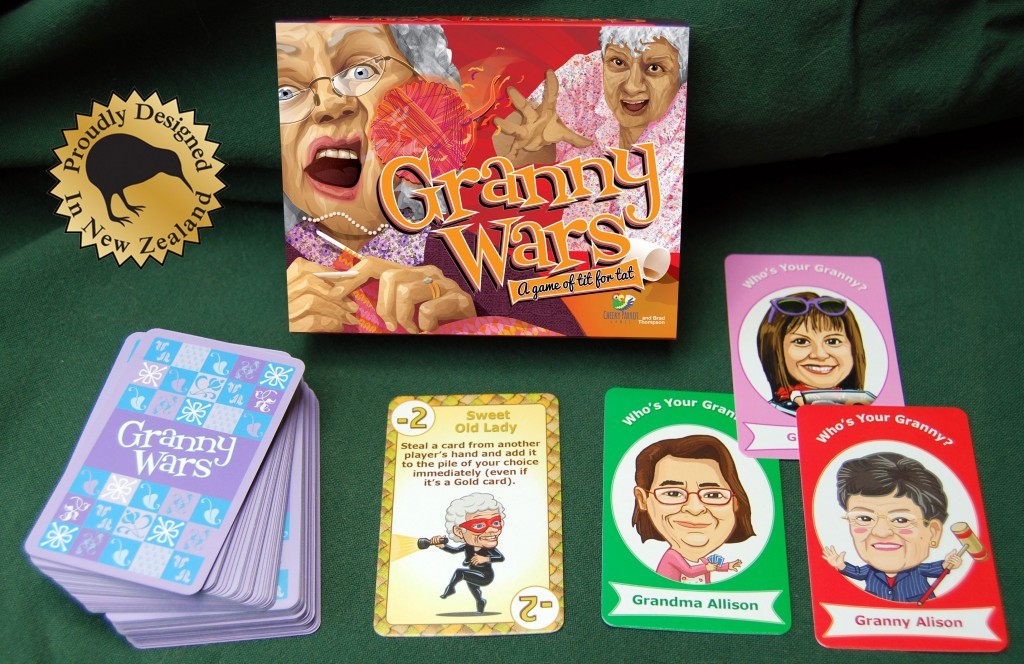 Granny Wars: 2-8 Players, Ages 7+, Average Play Time = 15 Minutes