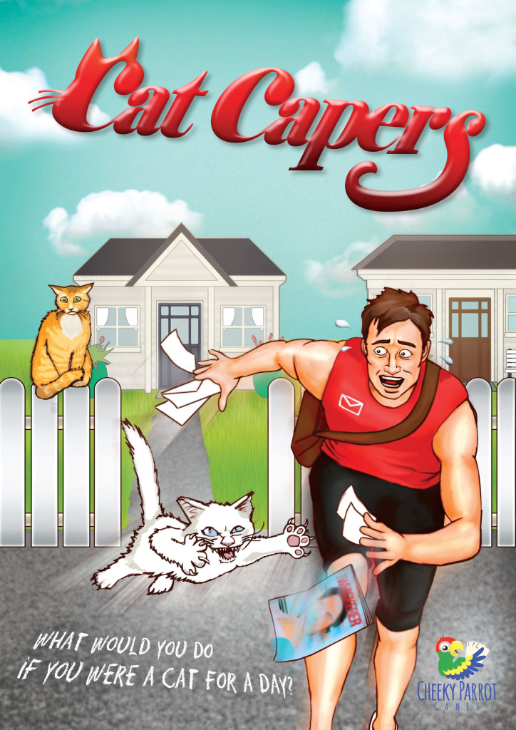 Cat Capers: 2-4 Players, Ages 8+, Average Play Time = 30 Minutes