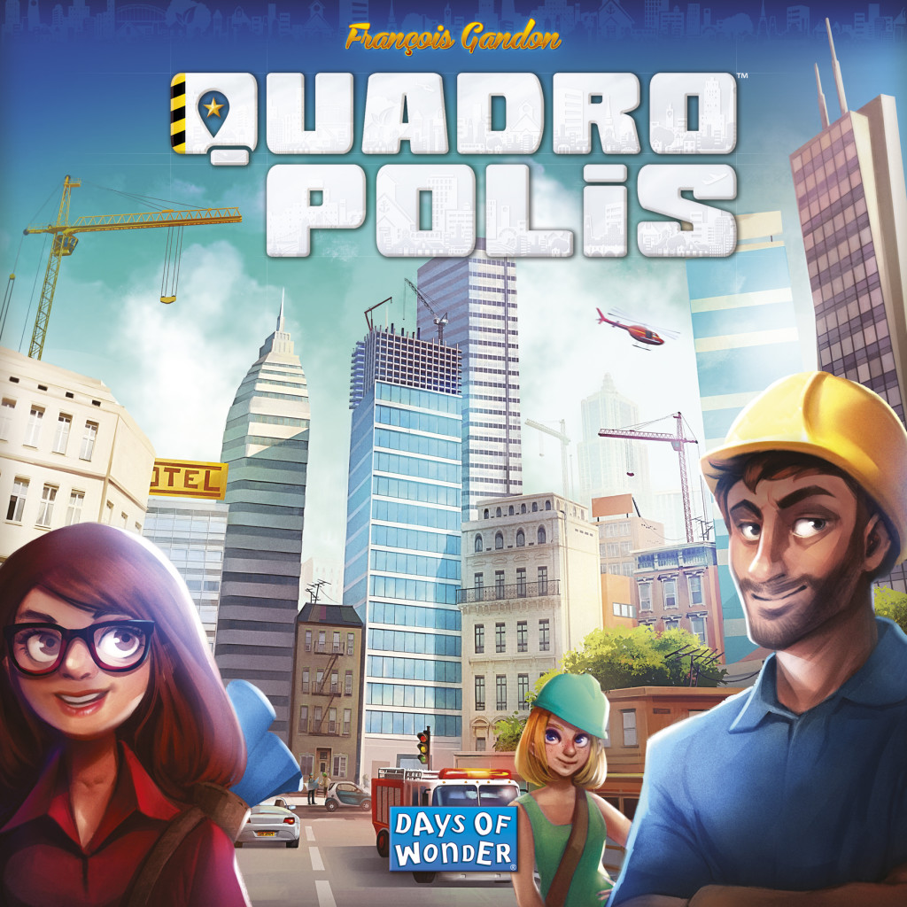 Quadropolis: 2-4 Players, Ages 8+, Average Play Time = 30-60 Minutes