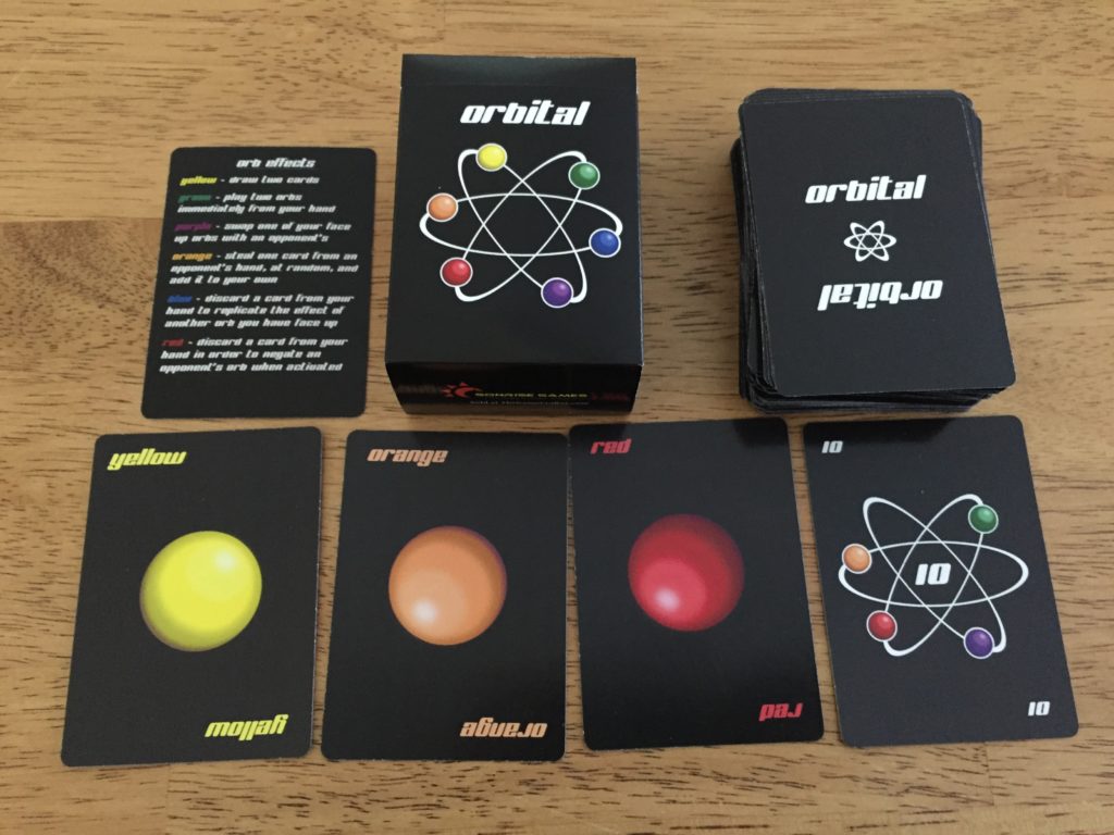 Orbital: 2-4 Players, Ages 12+, Average Play Time = 30-60 Minutes